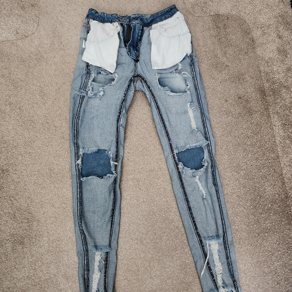 SONG Distressed Denim JEANS - Picture 9 of 12